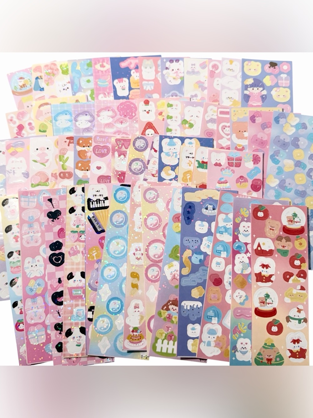 Stickers 50 Sheets Cat Kitten Kawaii Japanese